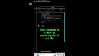 How to Add Template in HTML File | Web Development Tutorial #webdevelopment #coding #frontendcourse