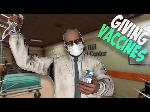 I VACCINATED Players As A DOCTOR In GTA 5 RP