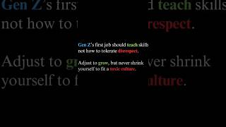 Disrespect VS Fitting in toxic work culture