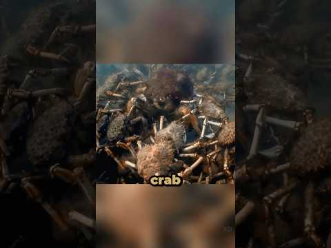 INSANE: Giant Crabs Hold Secret Ballet Party in the Deep Sea! #facts #animals #shorts