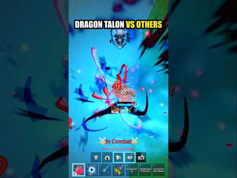 DRAGON TALON VS Others #roblox #combo #bloxfruits #dragon #shorts