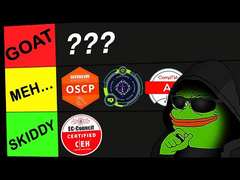 Cybersecurity HACKER CERTIFICATES (TIER LIST) (2025)