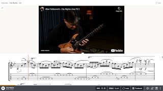 City Nights Transcription ( Allan Holdsworth )