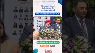 "ICAI at 77"🇮🇳✨ President Sir's Inspiring Words on CA Day 2025 #ICAI #Inspiration #castudents #