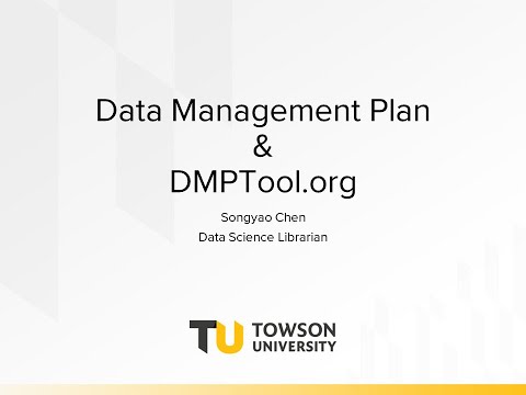 Data Management Plan & DMPTool.org