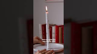 Super easy Christmas countdown candle DIY 🕯️🎄 #lastminutediy #christmascountdown #chistmasdiy