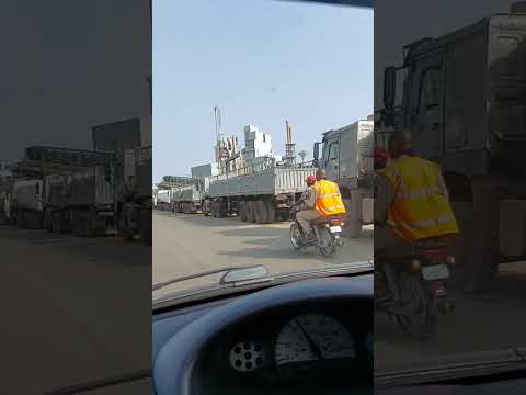 Driving through Obajana road | Dangote Cement Factory