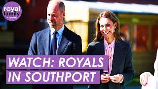 WATCH: Prince and Princess of Wales Visit New Southport School Playground