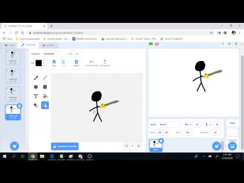 Scratch Fighting Game (Sprite animation)