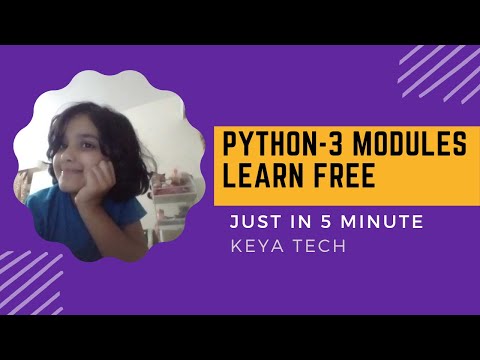 Python-3 modules Learn in just 5 minutes | Learning python built-in modules