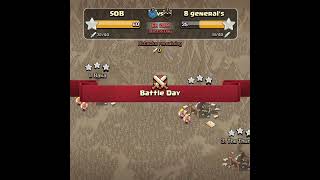 coc war attacks || all base get 3 stars in daily war|| #clashheroes #conferenceclash #coc  #gaming