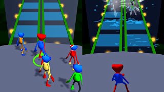 HUGGY WUGGY vs SQUID GAME Poppy Run 3D #shorts