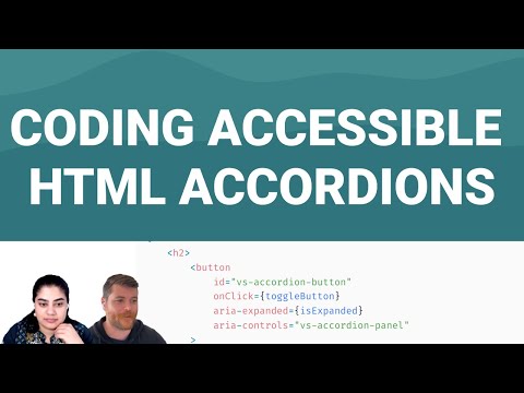 Building an Accessible Accordion