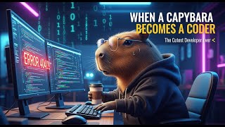 Capybara Becomes a Software Developer 💻🦫 | Funny AI Animation