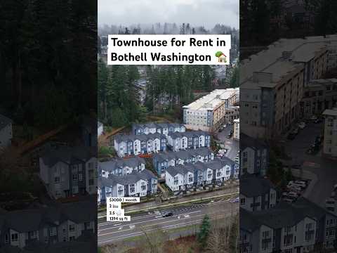 Townhouse for Rent in Bothell Washington 🏡