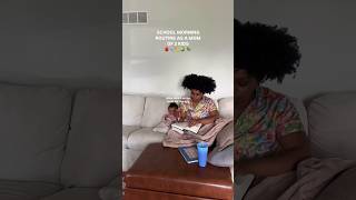 SCHOOL MORNING ROUTINES // MOM OF 2 // SAHM #realisticmorningroutine #stayathomemom