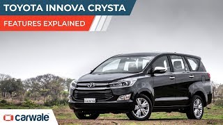 Toyota Innova Crysta | Features Explained | CarWale