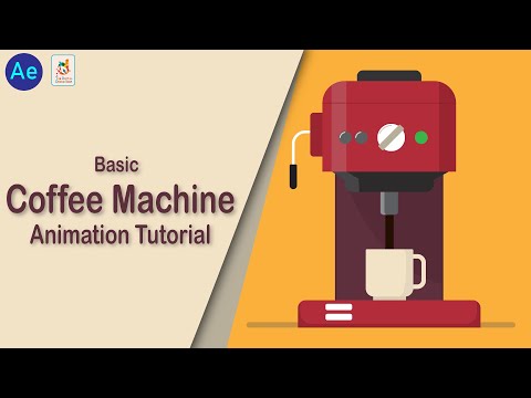 Coffee Machine Vector Animation Tutorial in After Effects