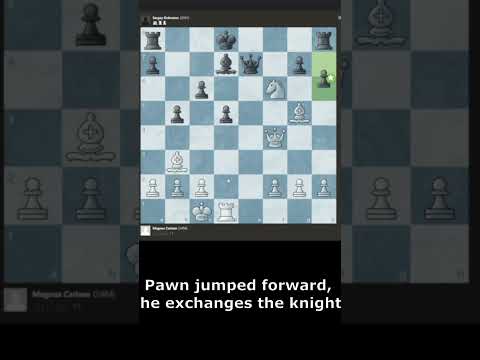 Magnus' Quickest Victory! #magnus #magnuscarlsen #chessmaster #carlsen #chesstactics #chessplayer