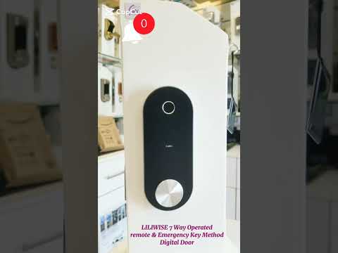 LILIWISE - Elegant Design 7 Way Operated Digital Door Lock - wifibridge (Optional).