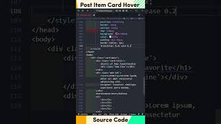 CSS Hover Effects Demystified: Create Captivating Blog Cards #shorts