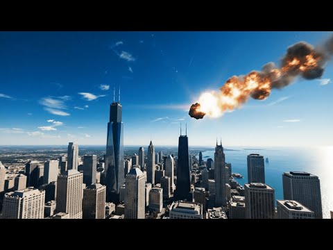 A Meteor Just Hit Chicago — Skyscrapers Shattered, City in Chaos
