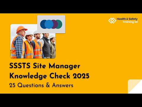 Official SSSTS Knowledge Check 2025 | 25 Questions & Answers