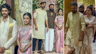 Manchu Manoj Entry With Wife At Sharath Weds Keerthana Marriage | Dil Raju Brother Daughter Wedding 