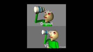 Baldi puts bleach in his eyes Original vs V2 (Credits for @YRGCTHECOWBOY and @Mariogun64kaz)