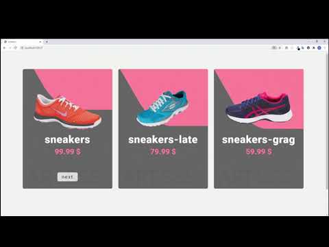 card-sneakers HTML CSS SCSS GULP