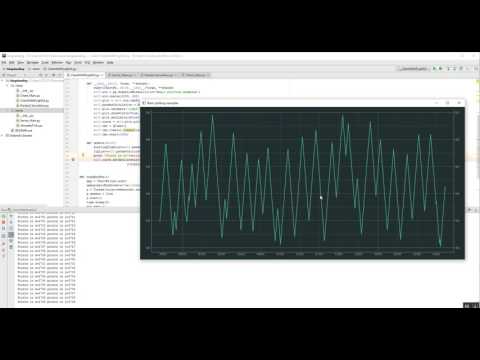 tick chart with pyqt