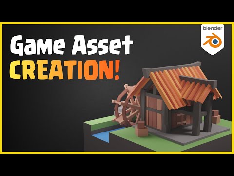 Simple & Easy low poly Game Assets using Blender