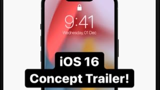 iOS 16 Concept Trailer 🔥 #shorts #apple #ios16 #itestingtech #createwithcare