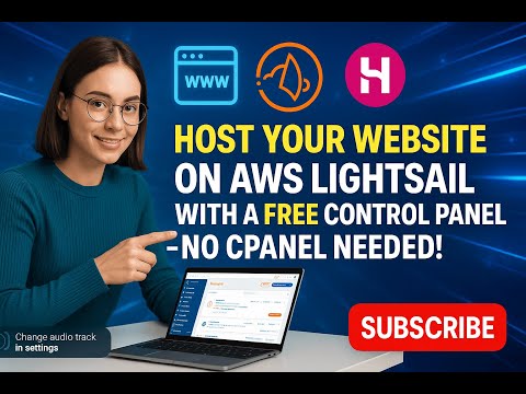 Host Your Website on AWS Lightsail with a FREE Control Panel ( HestiaCP ) - No cPanel Needed!
