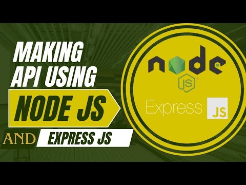 How to make Rest API's in Node and Express js | Building Rest API's in Node and Express js |Rest API