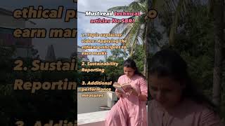 Important Technical Articles in SBR | ACCA India | ACCA tips #accatips #accaexams