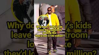 Why does Diddy's kids leave the courtroom looking like they'd lost $100 million?#celebrity #Diddy