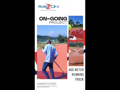 On-Going Project - 400 Meter Running Track - by Rayzon Global #shorts #youtubeshorts