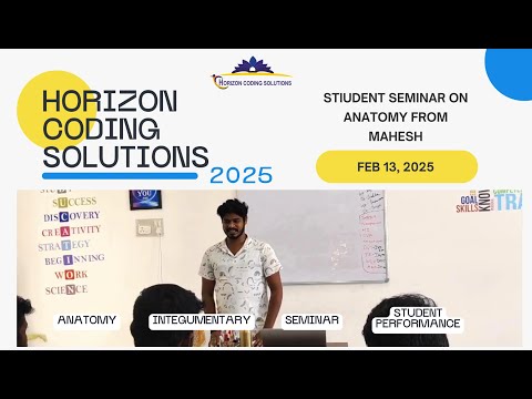 Anatomy seminar by Our HCS student