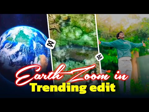 Instagram trending 💥 Earth zoom reels video editing| 😍Earth zoom effect in Capcut 