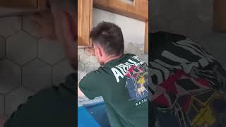 DecorationConstructionSite#DecorationSharing#decorationdiarykitchenWall tile renovation