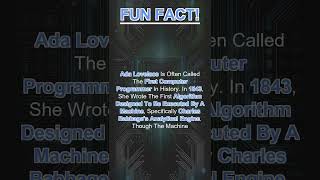 6. Meet the First Programmer: Ada Lovelace  #programmingfacts #funfact #firstprogrammer