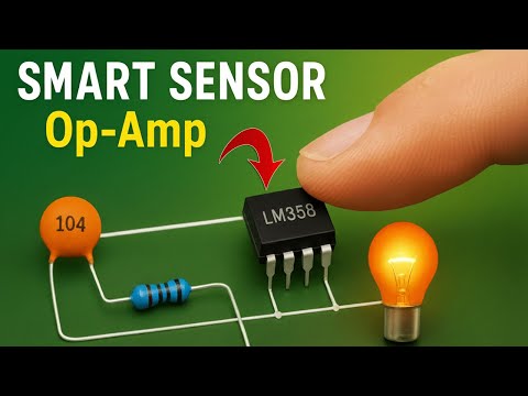 Genius! Smart Sensor 🤯 | The Power of the Op-Amp | LM358 Project Explained