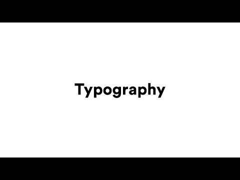 Typography