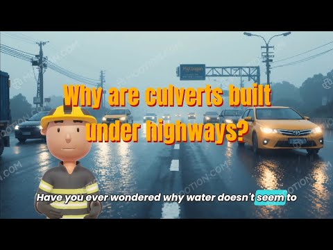 Why are culverts built under highways?  #infrastructure #culverts #watermanagement #highways