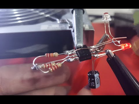 Fun Electronic Circuit For beginners ( flashing light with 555 IC )
