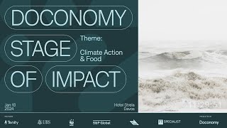 Climate Action & Food. Tech for Impact Showcase - Doconomy Stage of Impact, Jan 18 2024