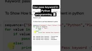 Learn Python Programming pass in a Flash!⚡ #python #ai