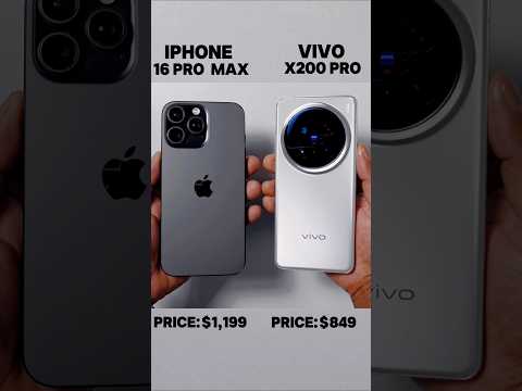 iphone 16 pro max Vs vivo x200 pro Speed test comparison #shortfeed #shorts