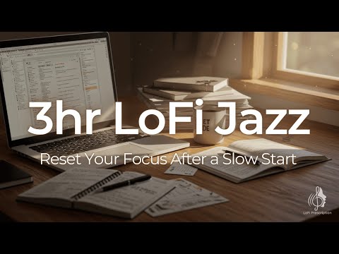 Slow Start? 3H LoFi Jazz to Reset Your Focus and Flow